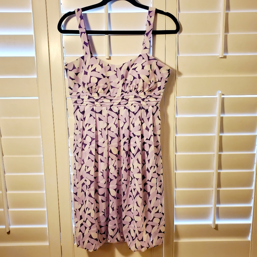 IZ Byer Purple Floral Dress - Junior Size 11
